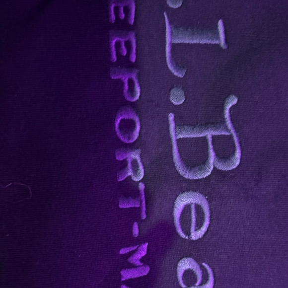 L.L. Bean Dark Navy Blue Crewneck - Picture 2 of 5